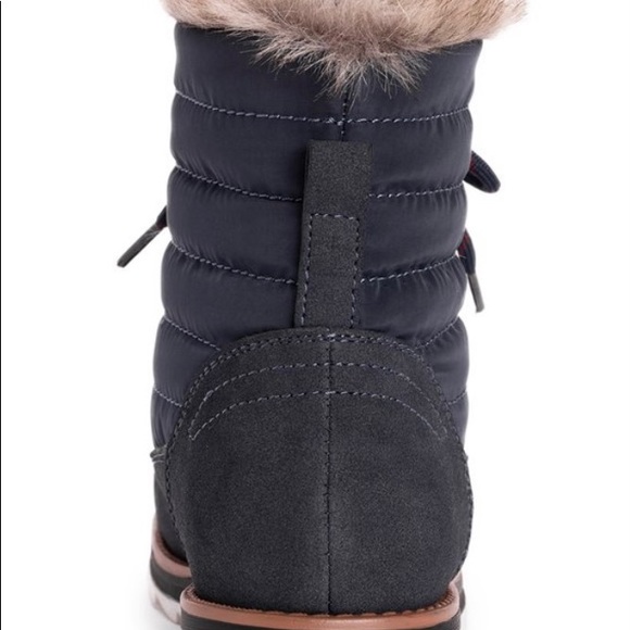 Muk Luks Navy Sigrid Boot - Picture 3 of 5